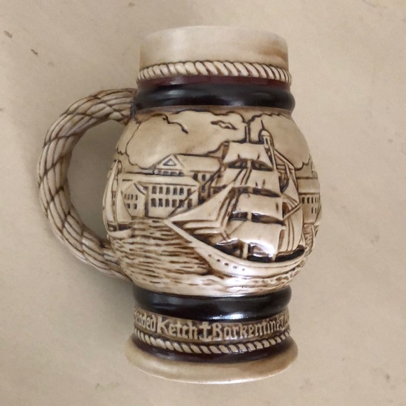 NIB 1982 Avon limited edition ship design beer stein handcrafted in Brazil. - Picture 2 of 16